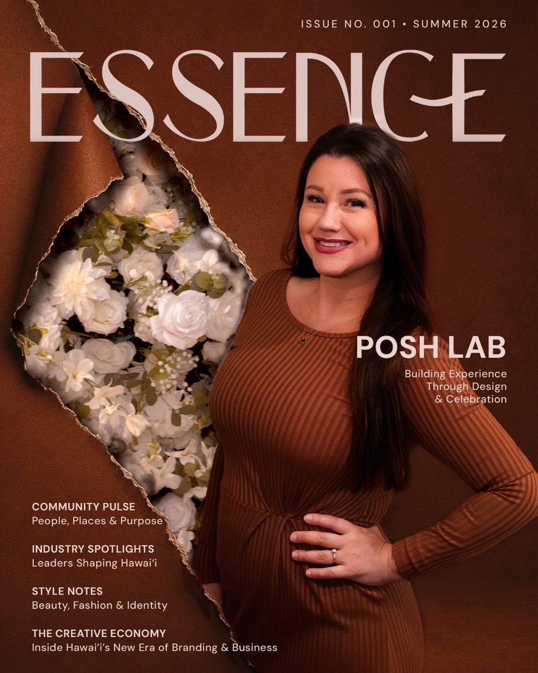 ESSENCE Magazine Issue 001 cover — coming June 2026